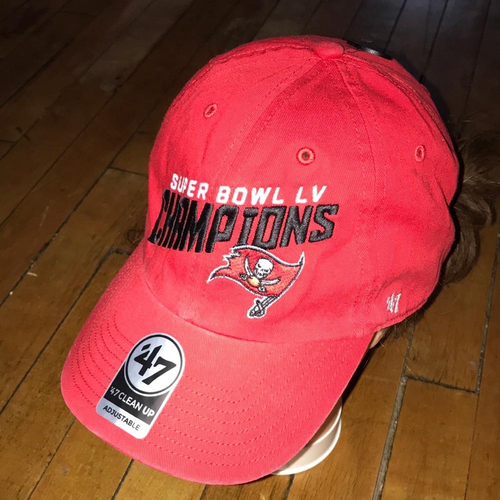 47 Brand Red Super Bowl LV Champions‎ Tampa Bay Buccaneers Hat